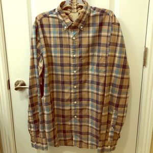 J. Crew Men’s S Plaid Shirt